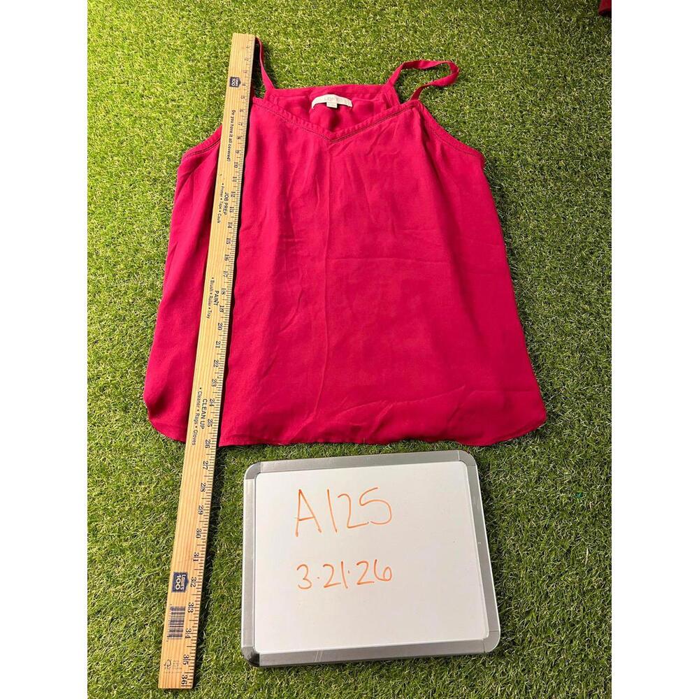 LOFT Women's Sleeveless Red Tank‎ Top Medium